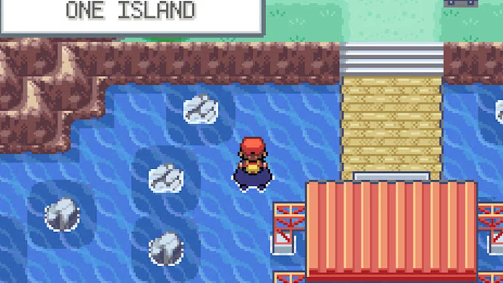 Pokemon FireRed Swimming