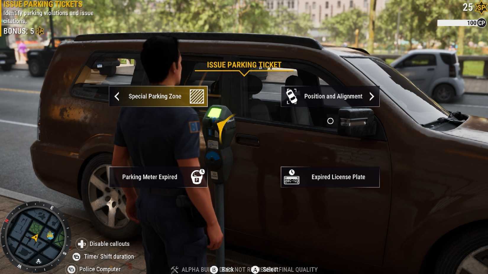 Police Simulator Parking Ticket