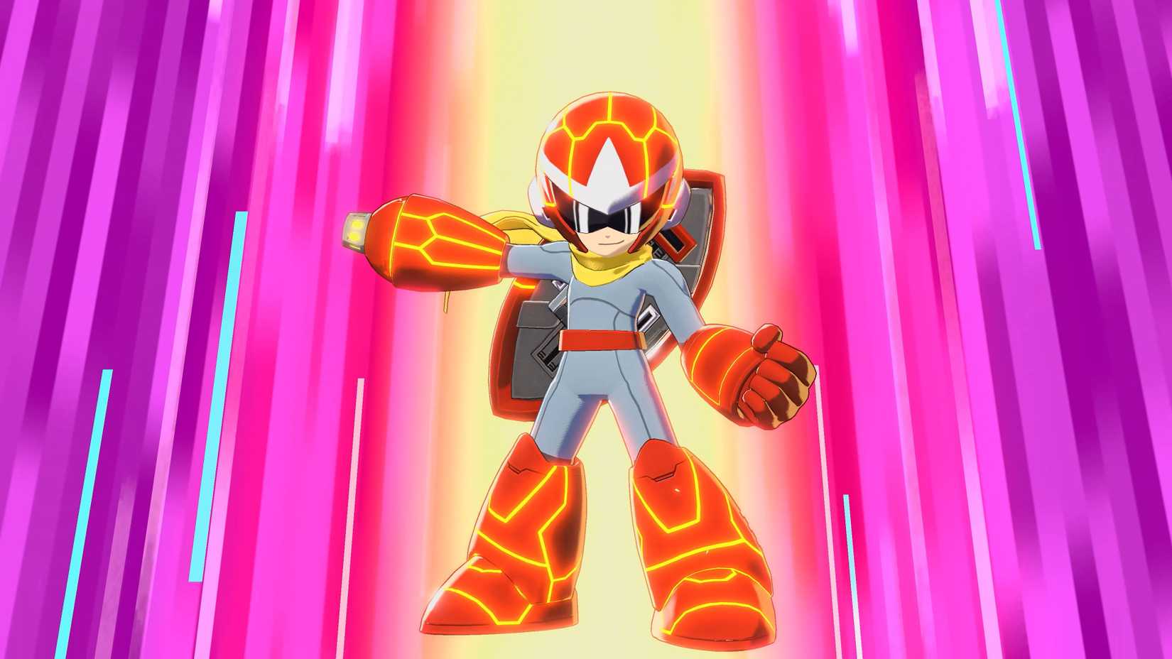 Proto Man enters Override in Mega Man Duo Override