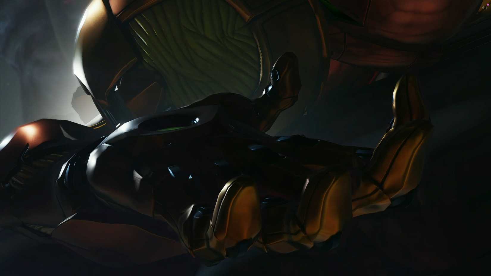 Samus's Hand in Metroid Ravenous