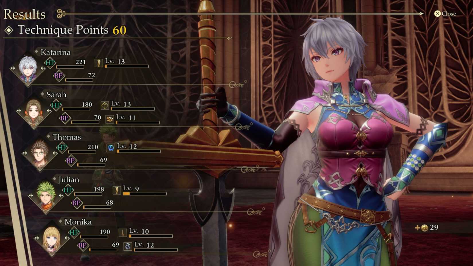 Romancing Saga 3 Leveling Up