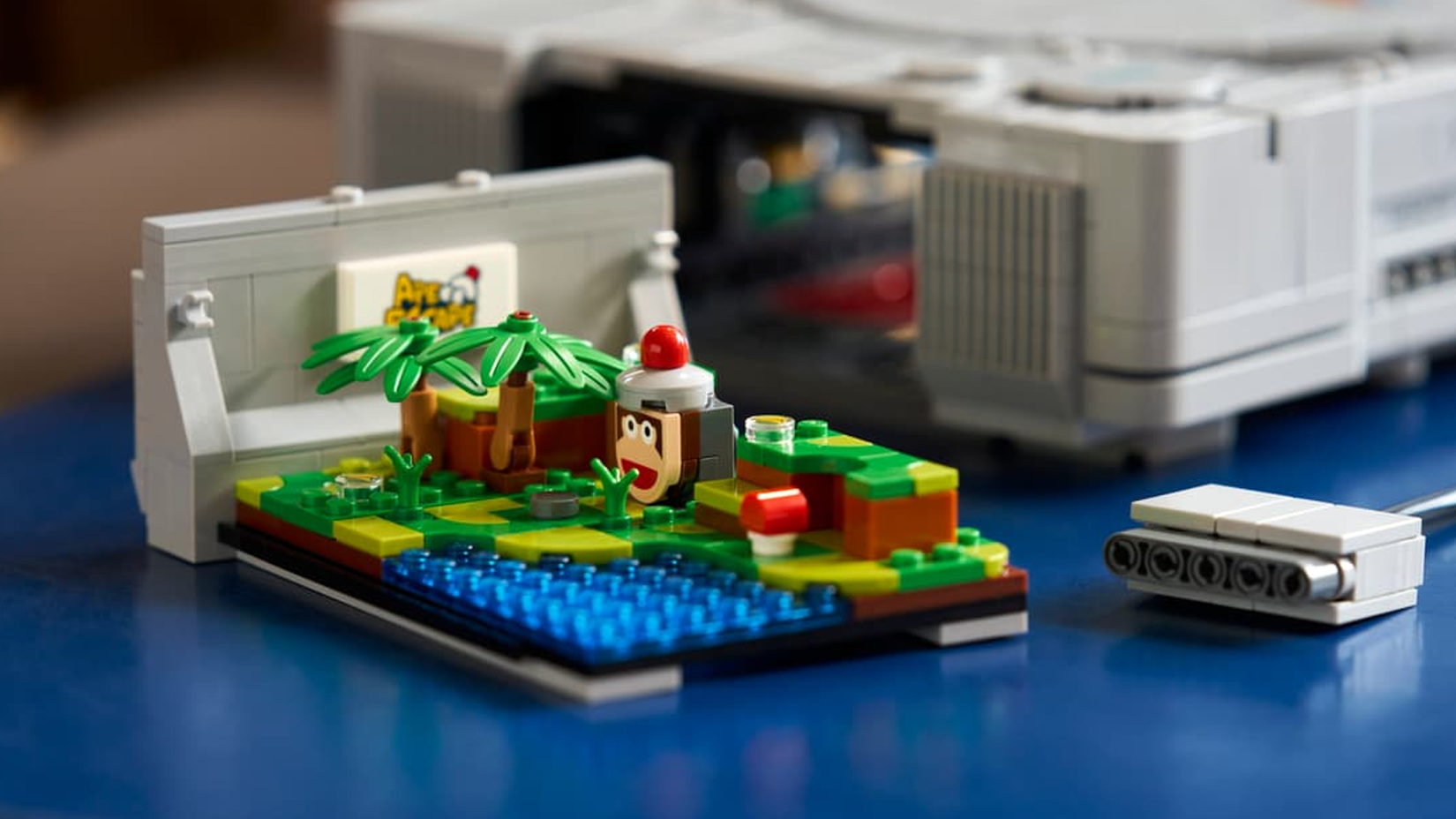 LEGO PlayStation Ape Escape diorama