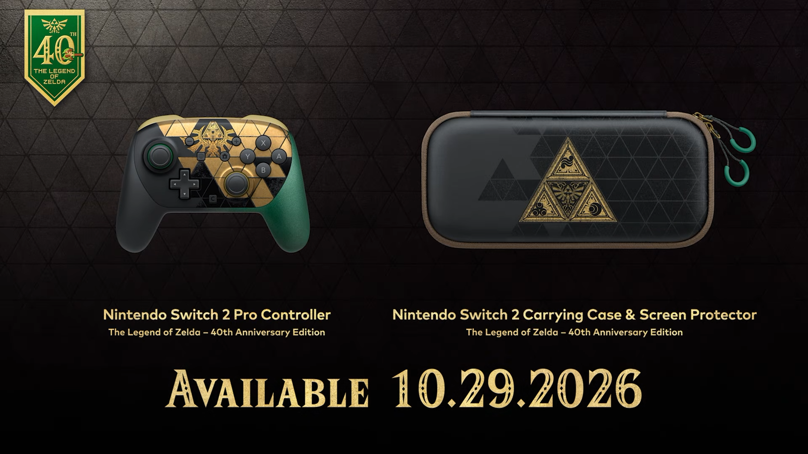 Zelda Anniversary Switch 2 accessories