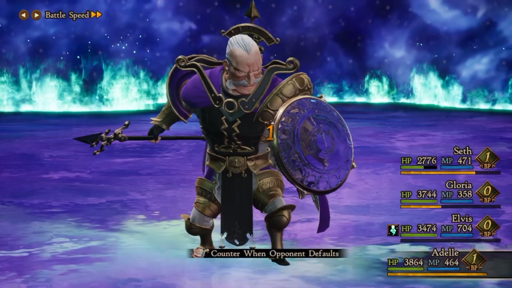 Bravely Default 2 boss counter