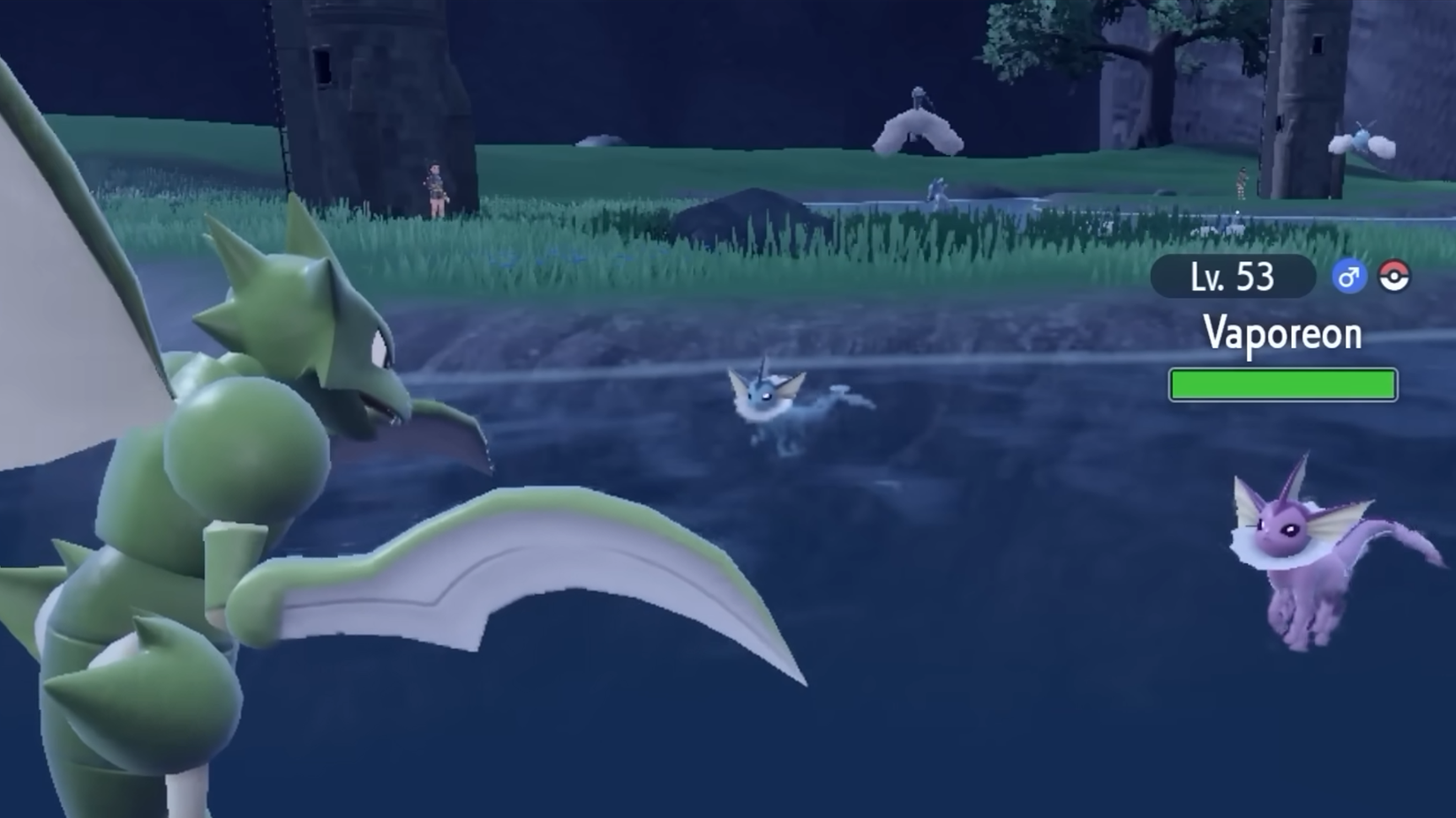Pokemon Scarlet Violet Shiny Vaporeon