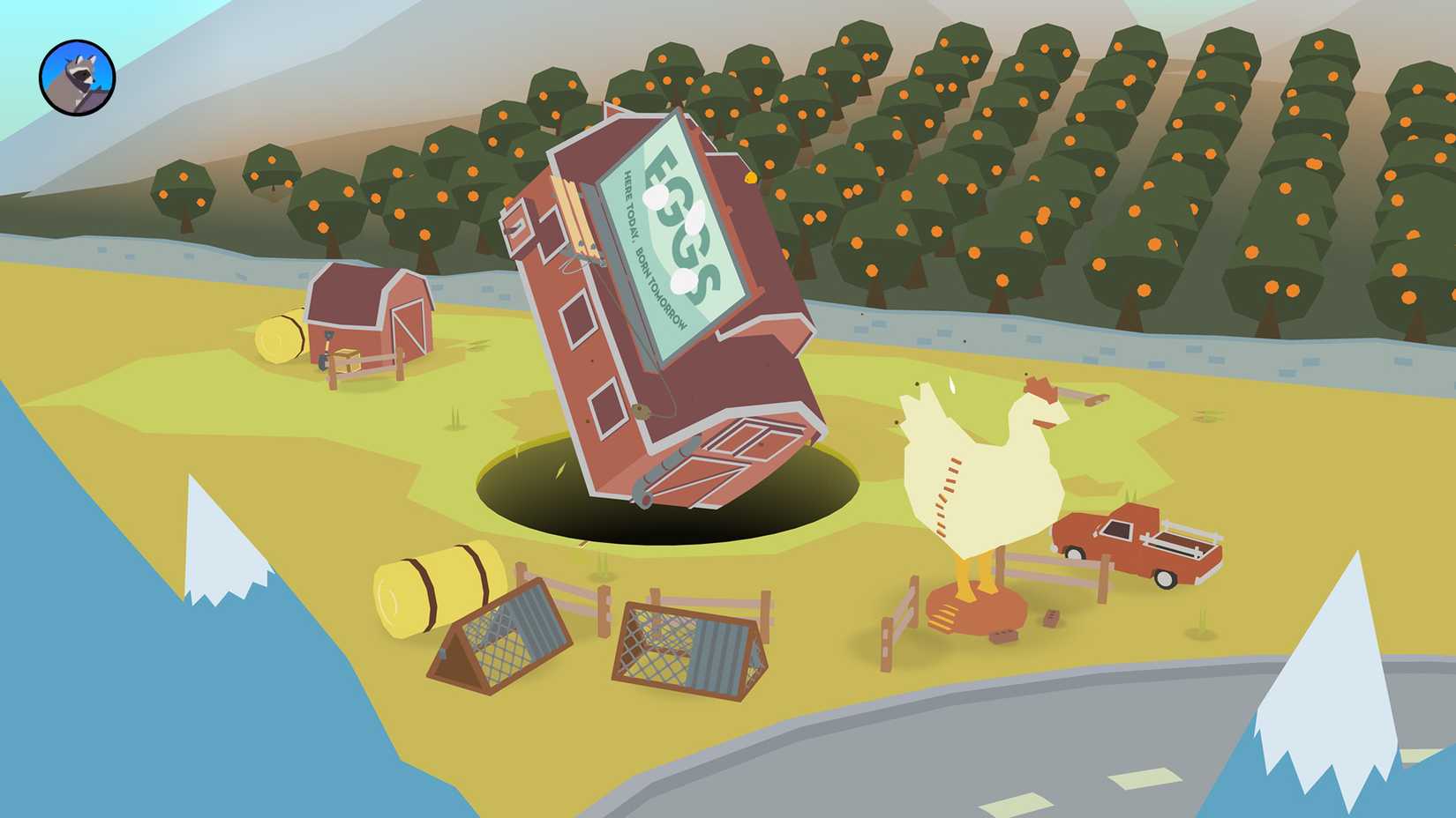 Donut County gameplay