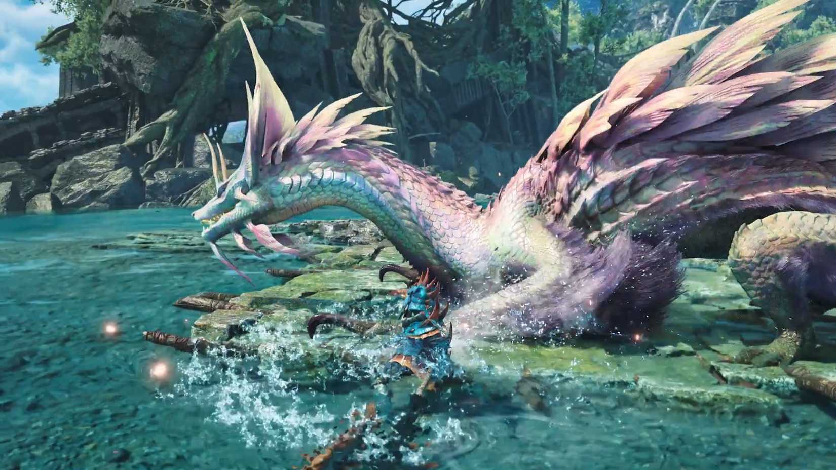 Switch Axe attacking in Monster Hunter Wilds Ascendance