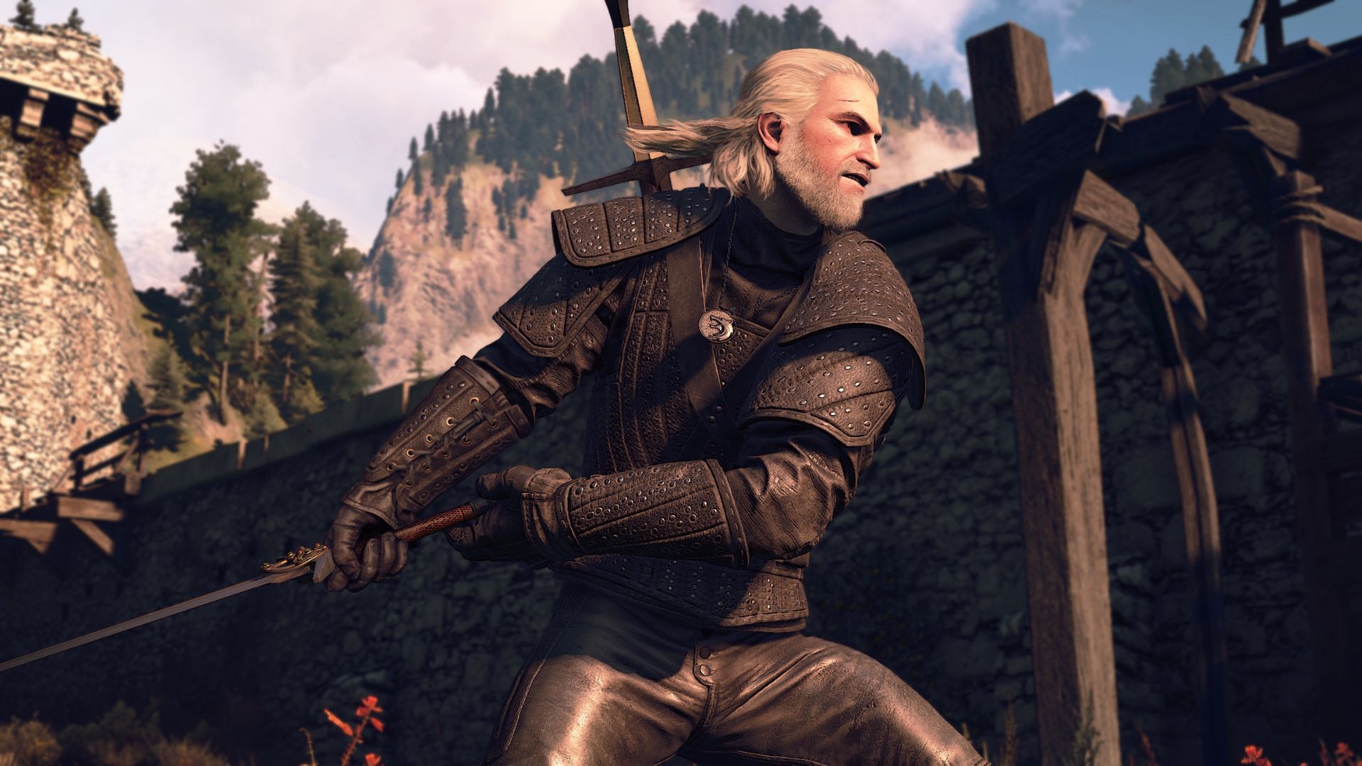 The Witcher 3 Geralt Sword