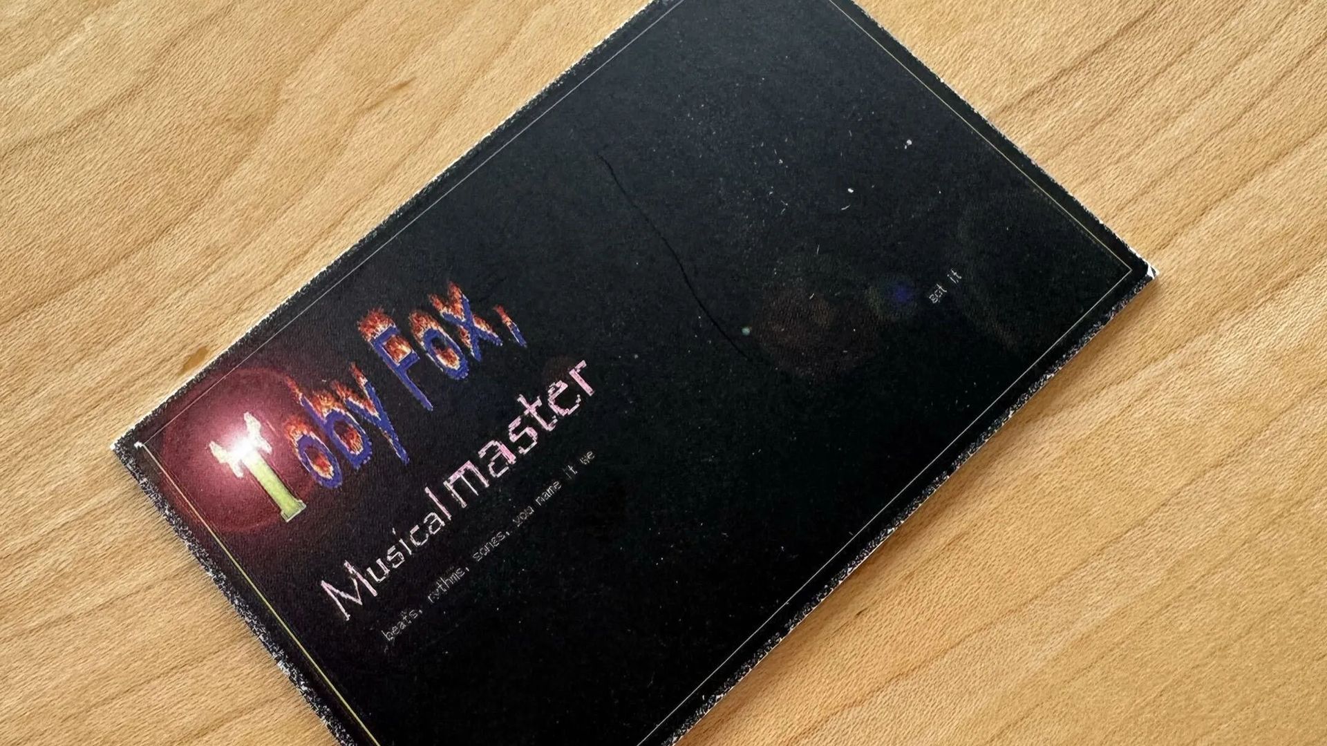 Toby Fox Business Card 2013 Deltarune Undertale (2)