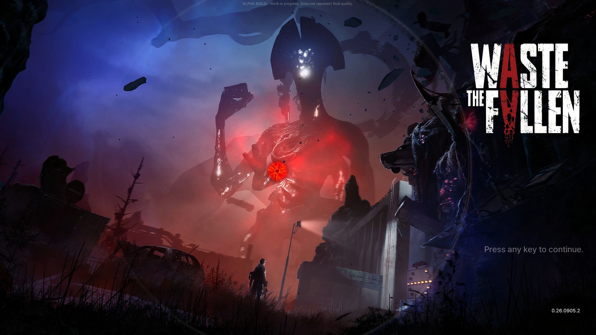 Waste The Fallen Alpha Menu v1