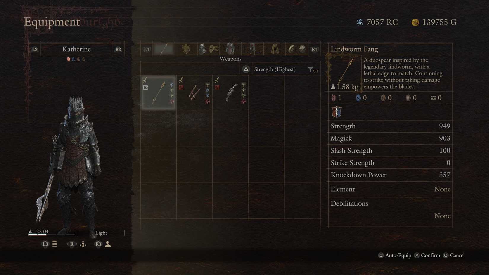 weapons and gear in dragons dogma 2
