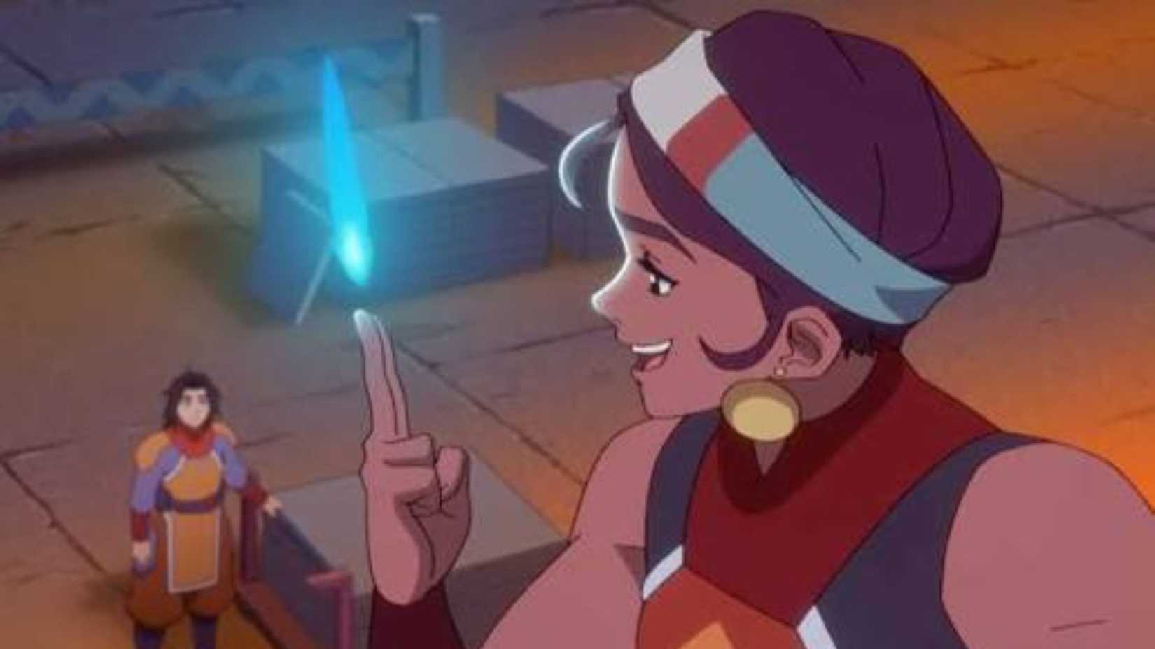 Avatar Seven Havens - Blue Fire Lady