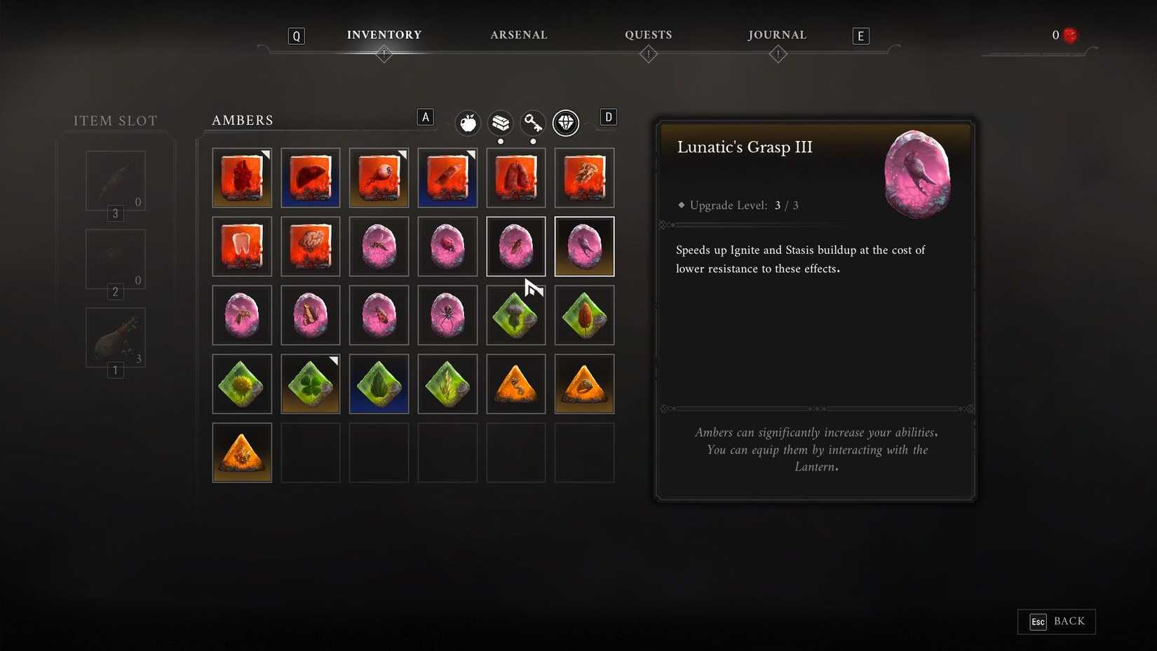 Lunatic's Grasp Valor Mortis