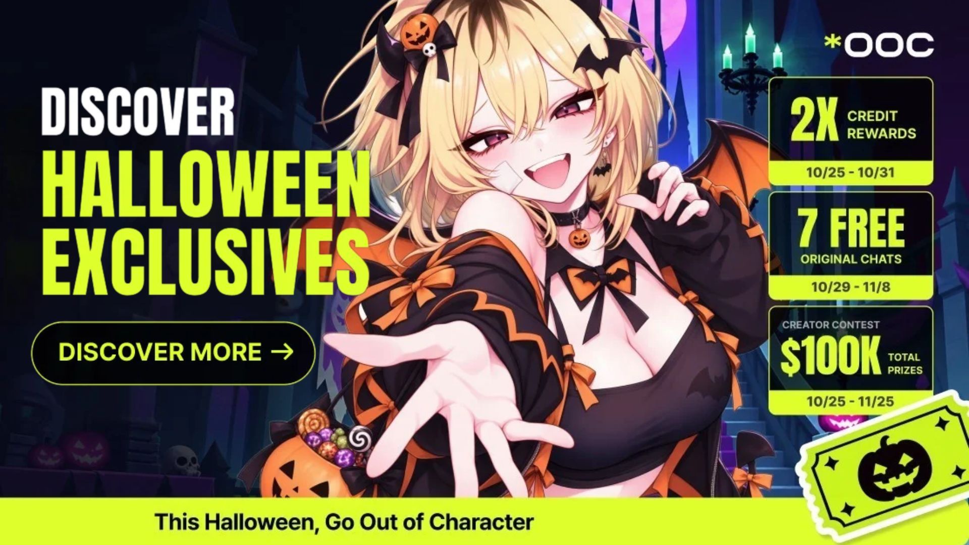 OOC Anime AI Spooky Season: Playable RPG Launch [Confirmed]