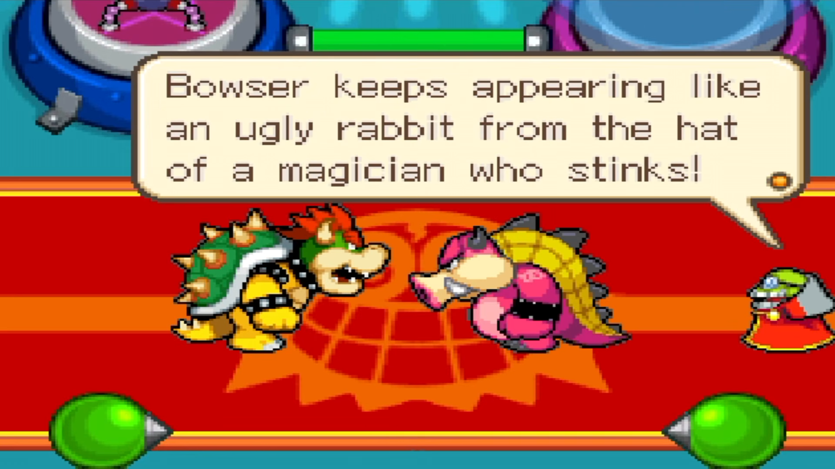 Mario and Luigi Bowser's Inside Story Bowser Midbus Fawful