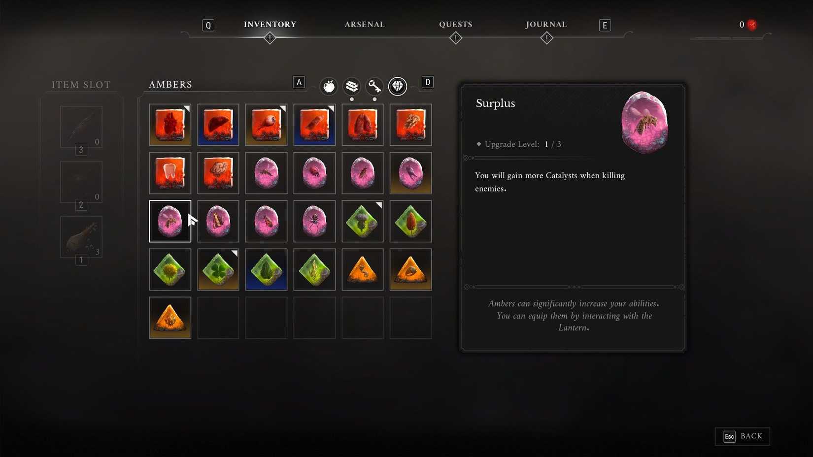 Surplus Amber Valor Mortis