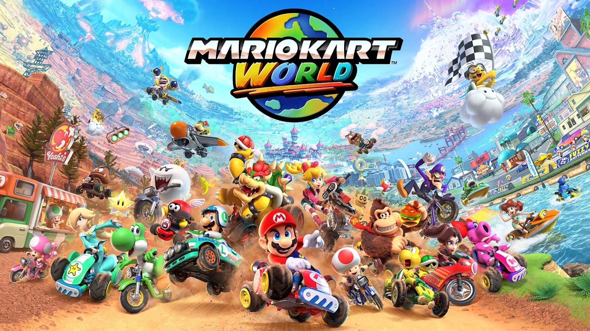 Mario Kart World's Latest Patch Fixes Online Connection Errors