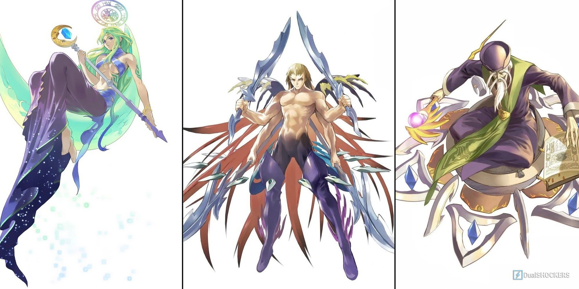 From Left To Right - Luna, Origin, And Maxwell From Tales Of Symphonia