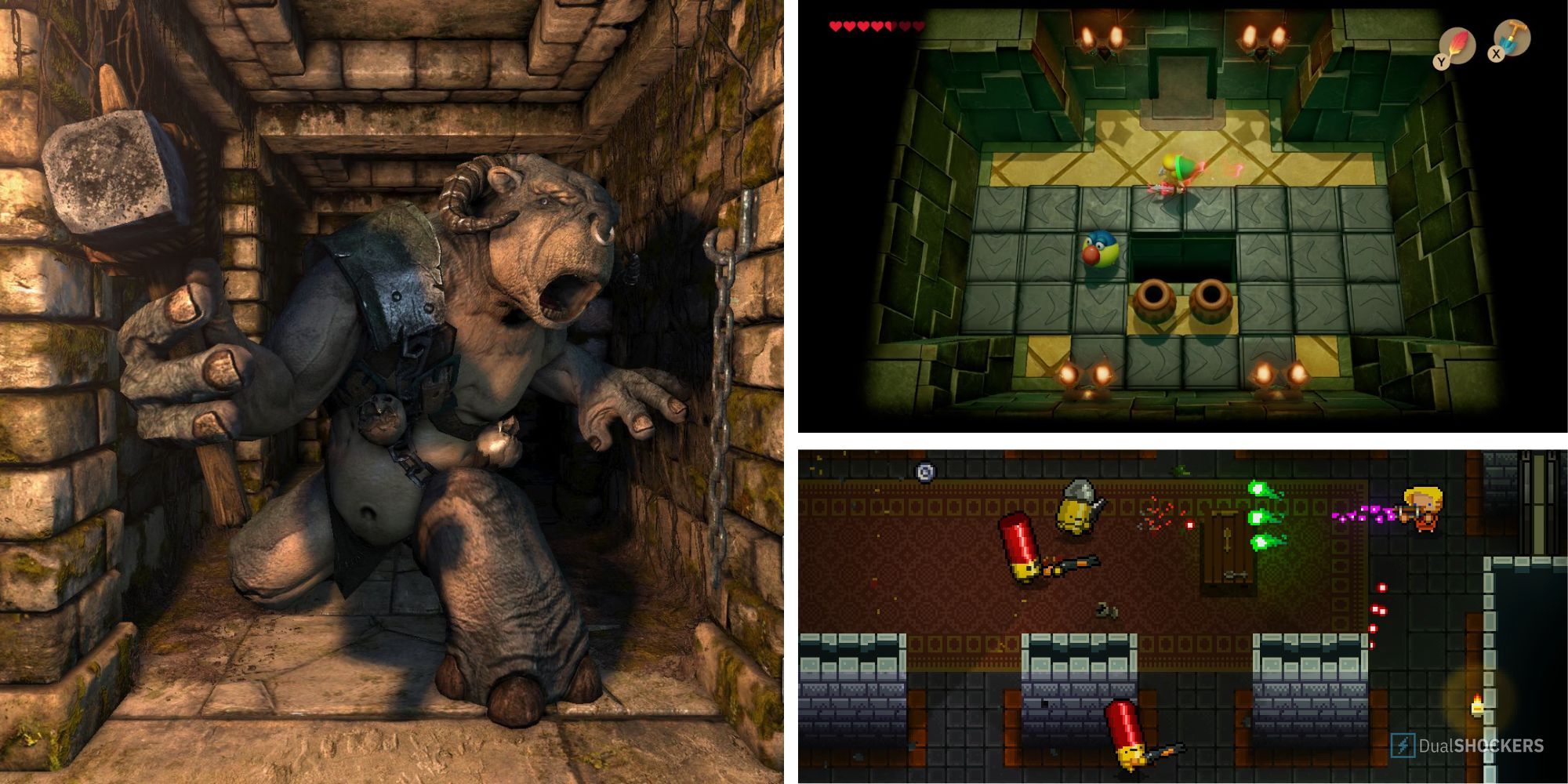 Grimmrock, Link's awakening and enter the gungeon-1