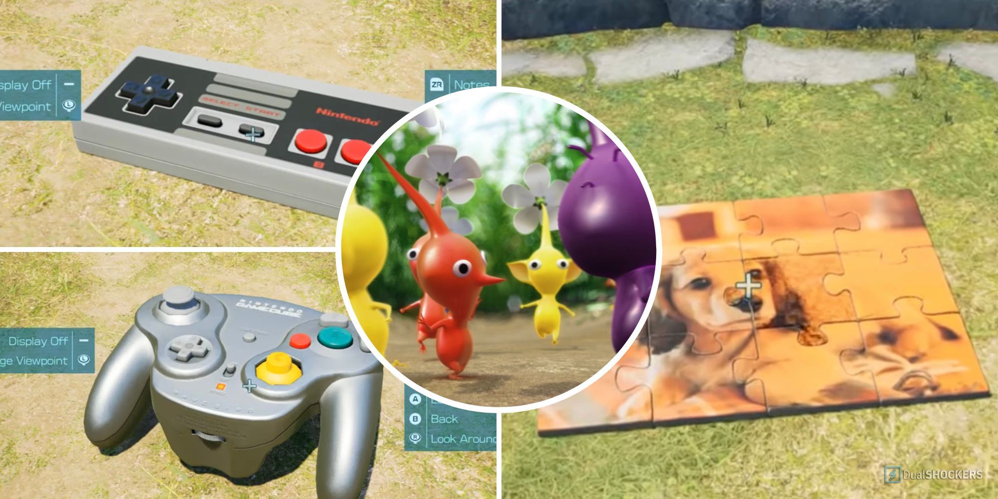 Pikmin 4 - Easter Eggs Split Image