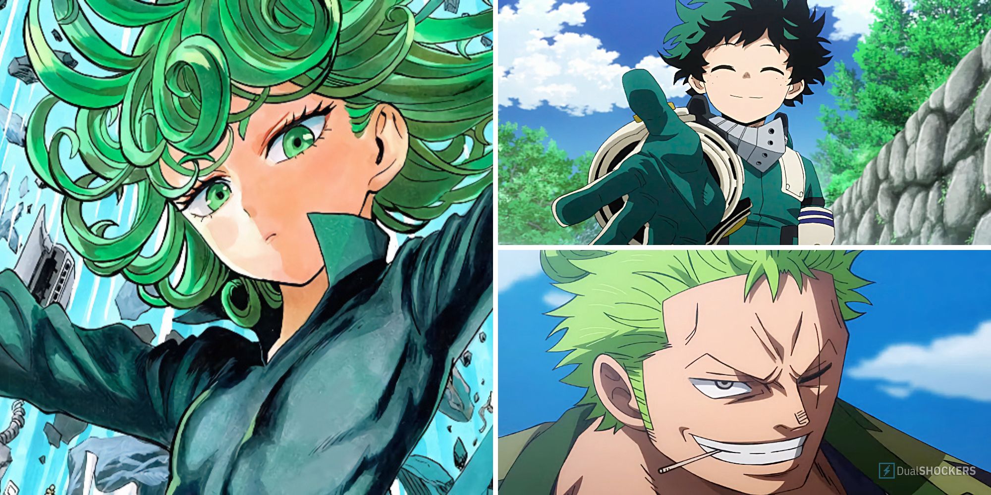anime character with green hair and green dress 15 Best Anime Characters With Green Hair