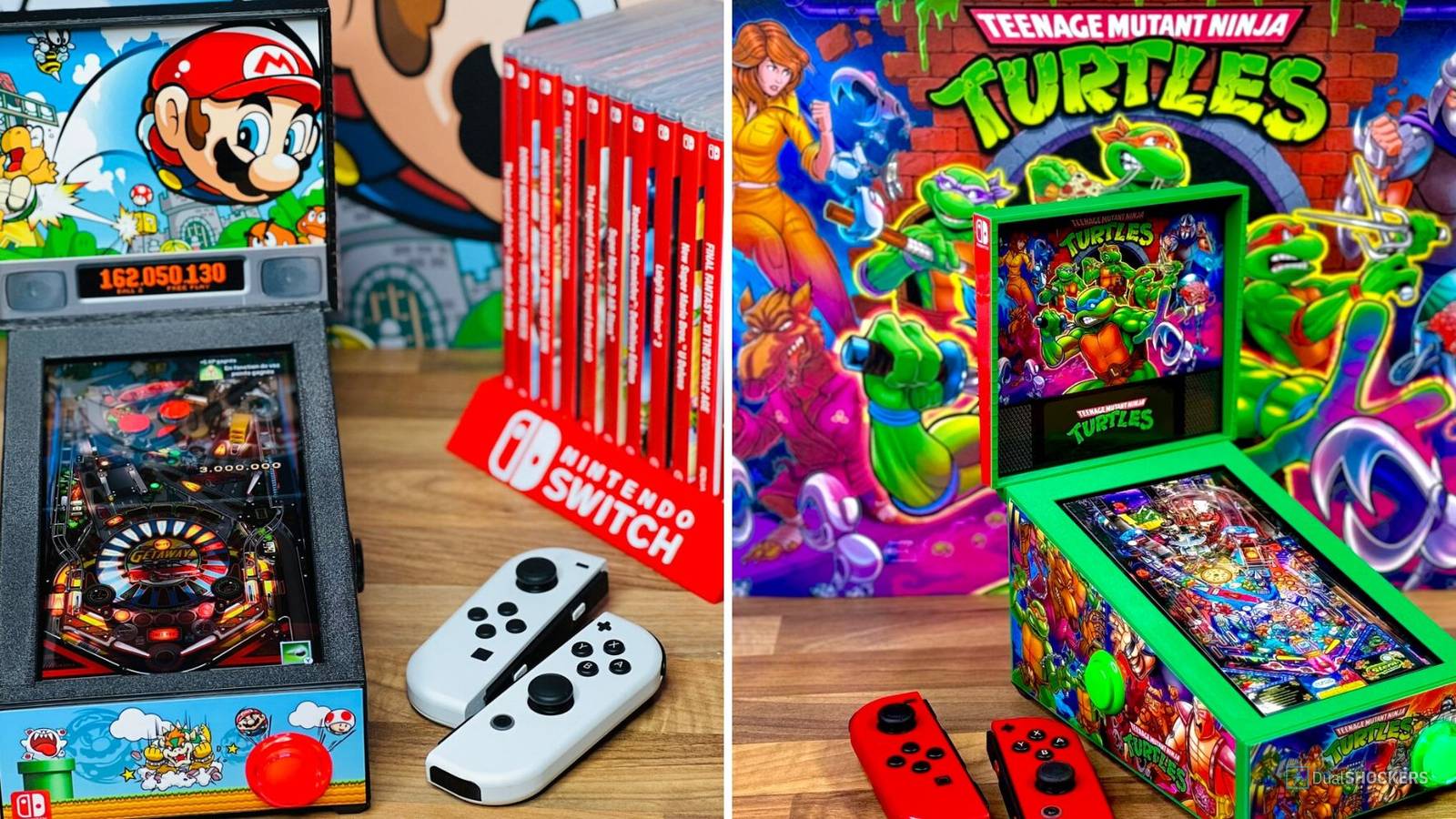 Transform Your Nintendo Switch Into These TMNT And Super Mario Pinball ...