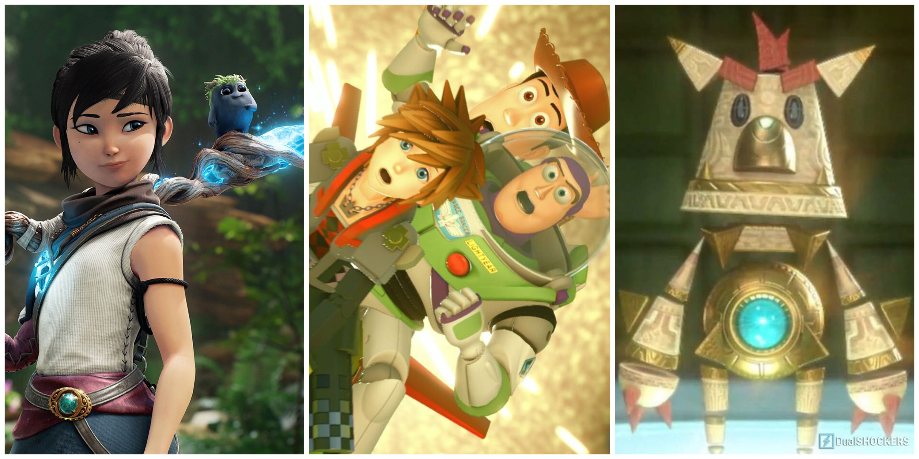  Bridge of Spirits, Sora, Woody, and Buzz from Kingdom Hearts 3, Knack from Knack