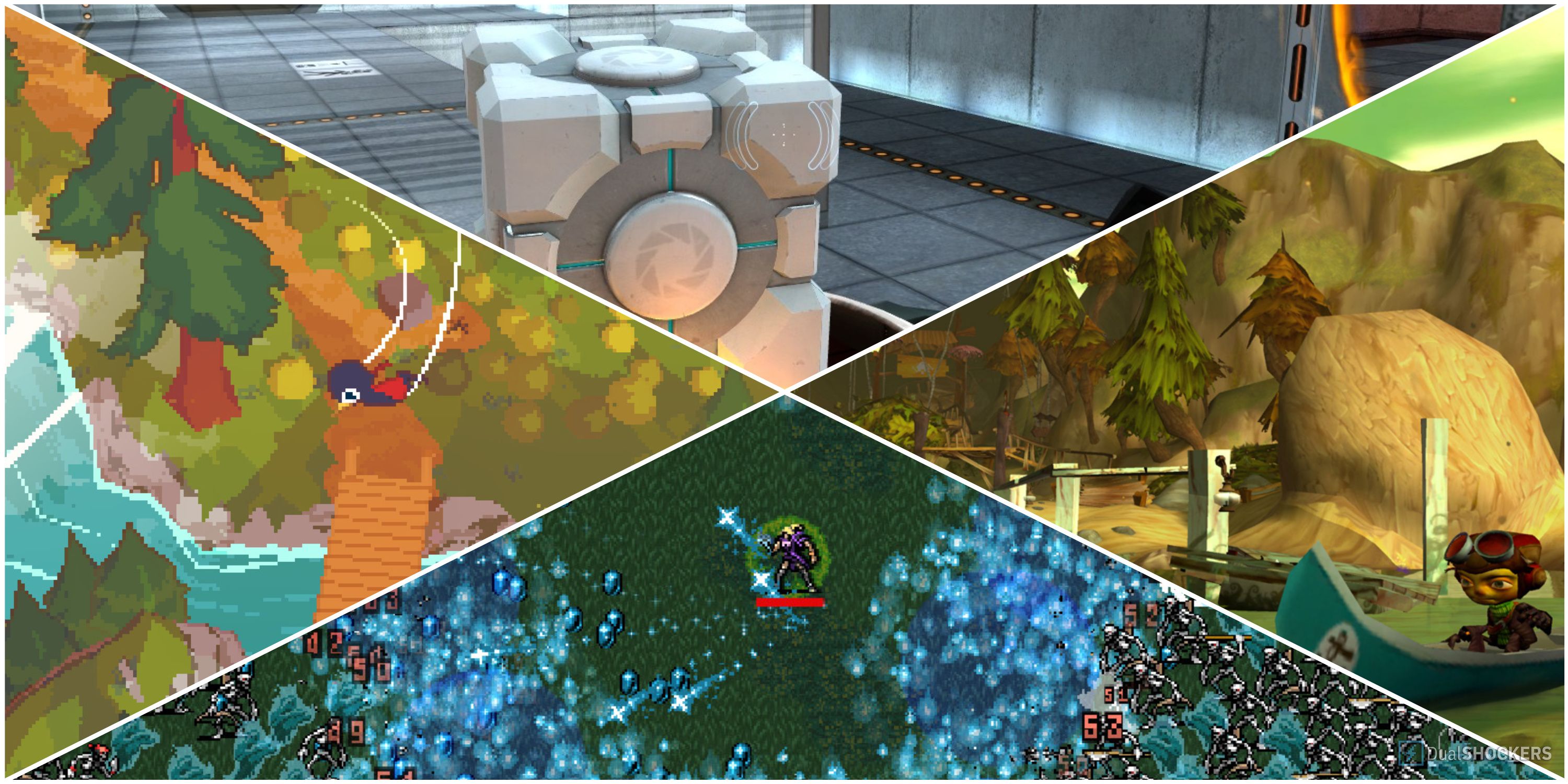 A Short Hike Psychonauts Portal Vampire Survivors