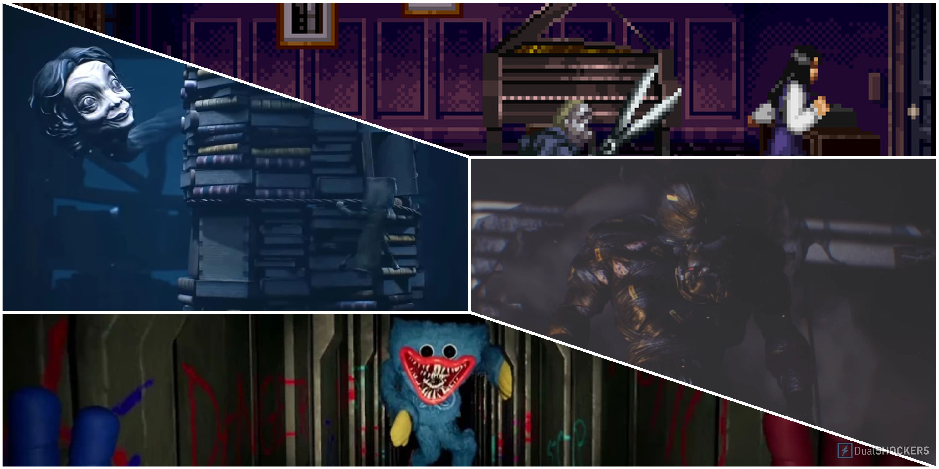 Little Nightmares 2 Clock Tower Resident Evil 3 Poppy Playtime