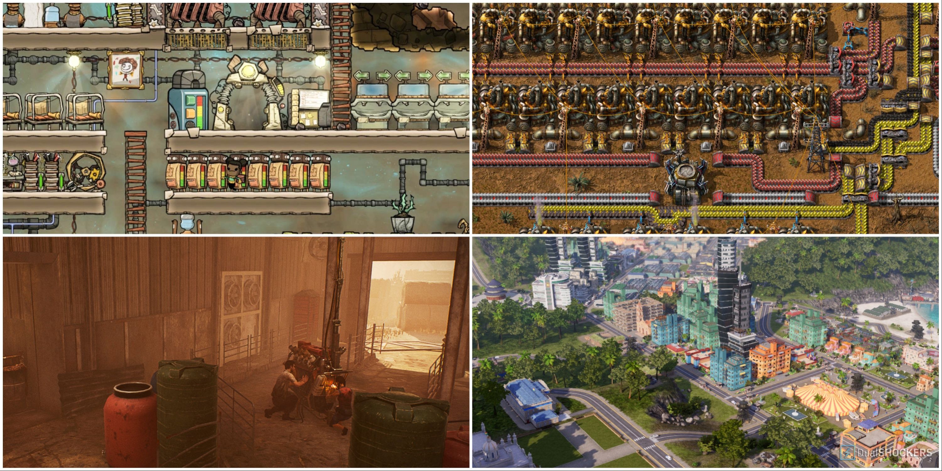 Oxygen Not Included Dead by Daylight Tropico 6 Factorio