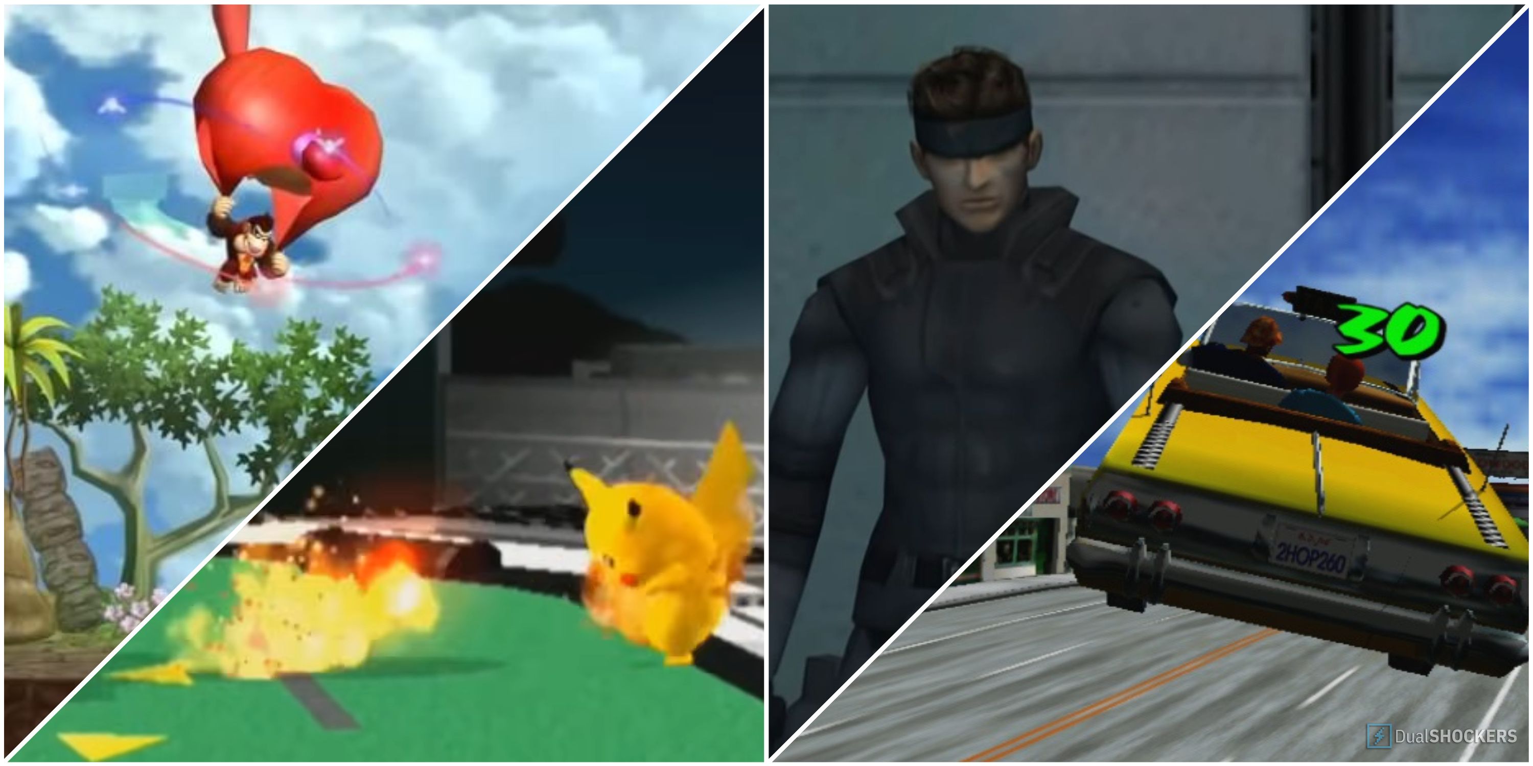 Donkey Kong Jungle Beat Super Smash Bros. Melee Twin Snakes Crazy Taxi