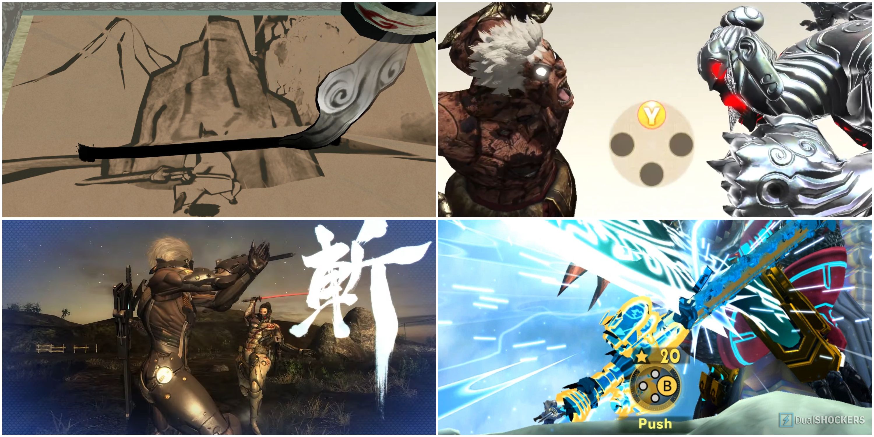 Okami Asura's Wrath Metal Gear Rising Revengeance Wonderful 101
