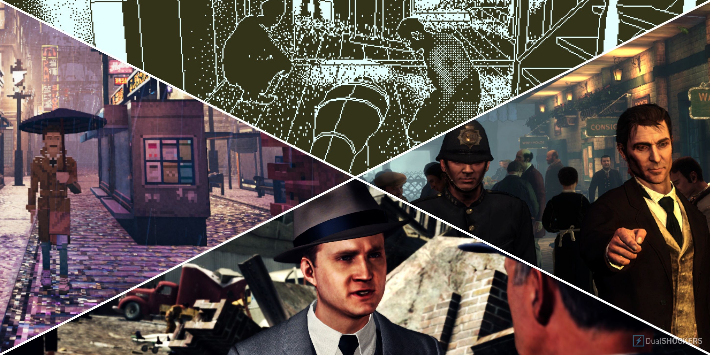 Shadows of Doubt Obra Dinn Sherlock Holmes LA Noire