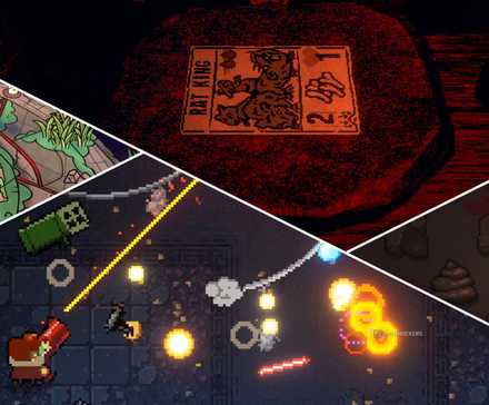 Cult of the Lamb Inscryption Binding of Isaac Gungeon