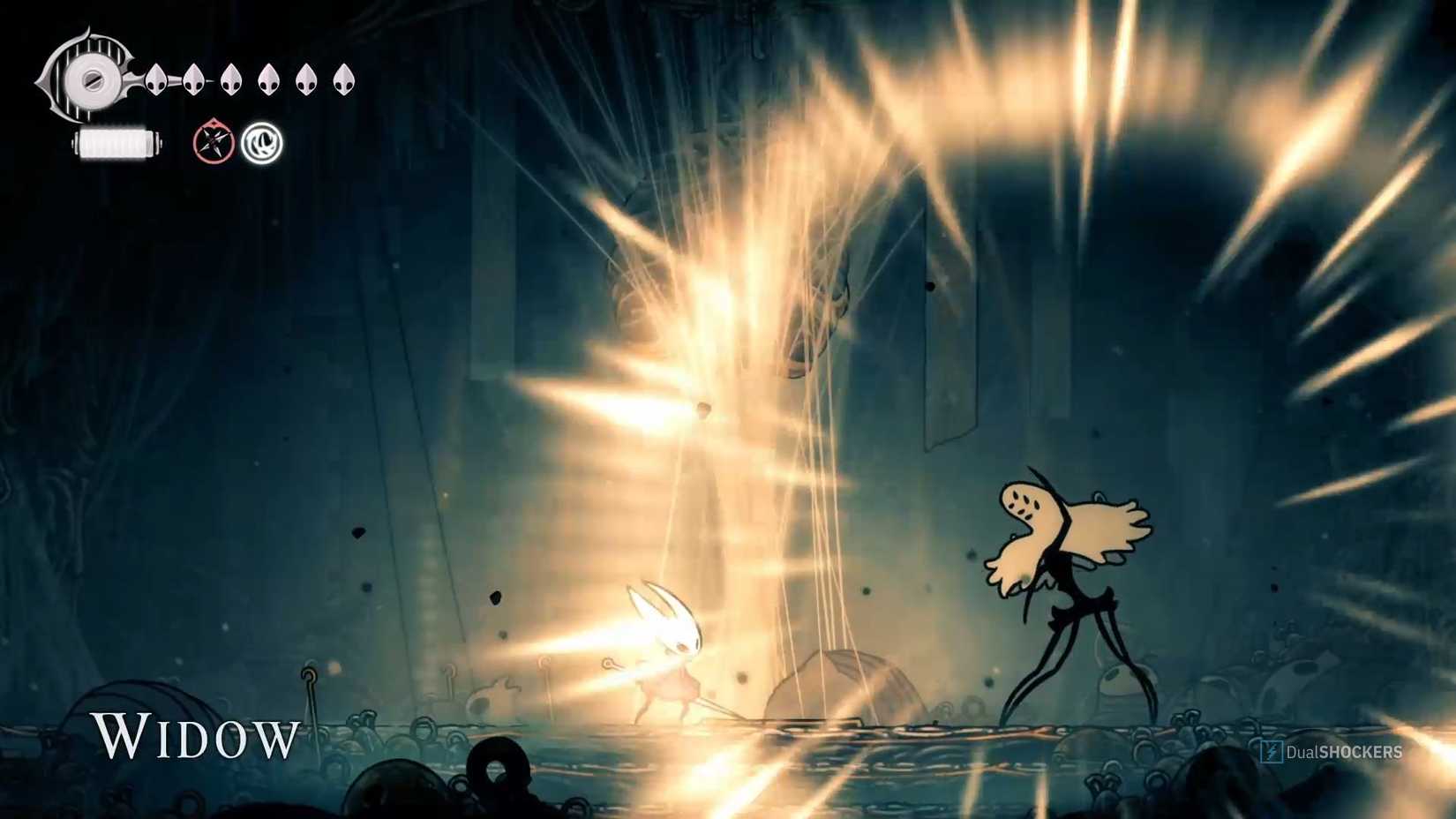 Hollow Knight Silksong Widow Intro