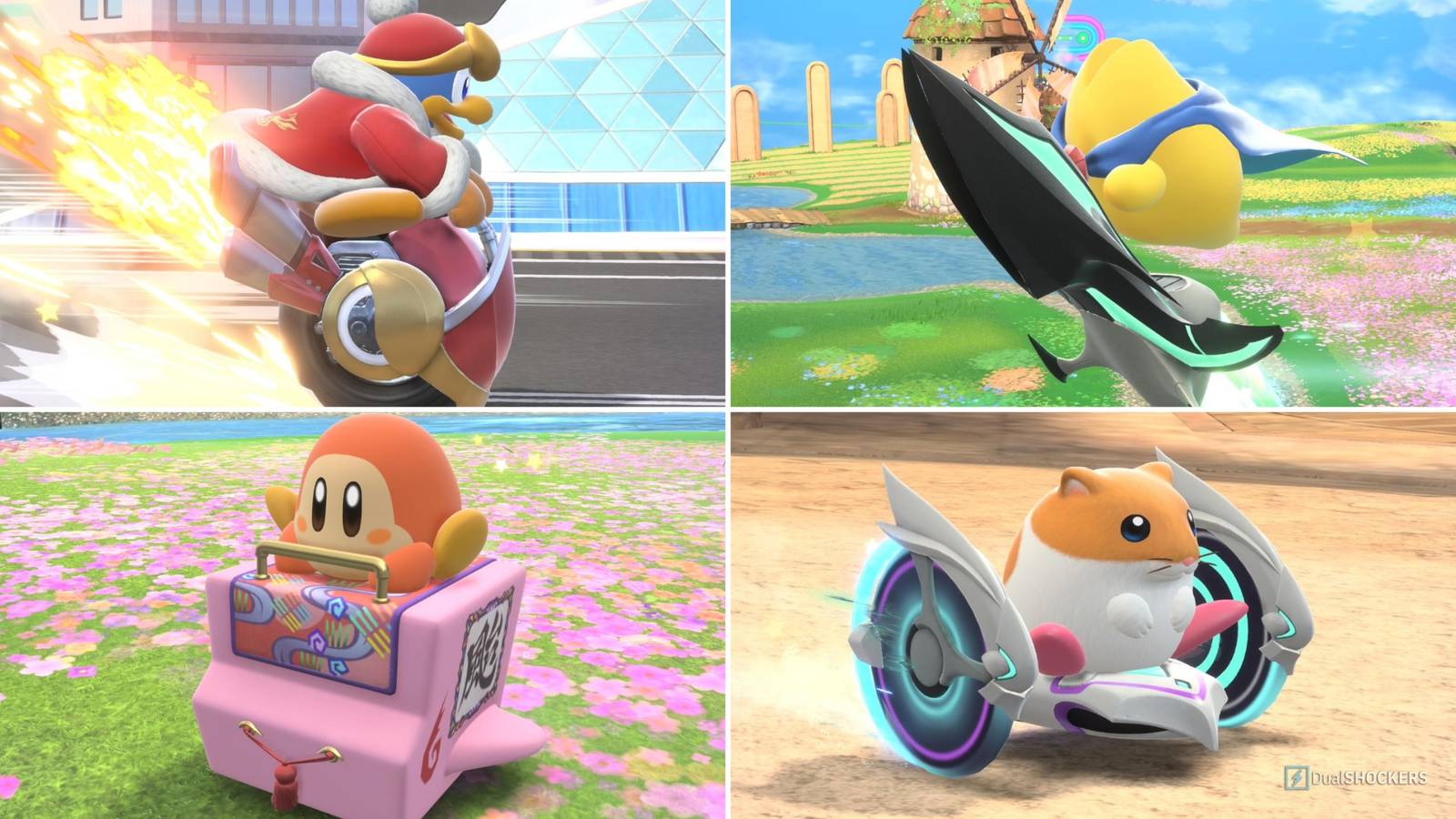10 Best Rider-Machine Combos in Kirby Air Riders